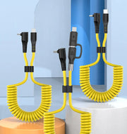 2-in-1 elbow telescopic fast charging cable suitable for Tesla and more - Memoriex 