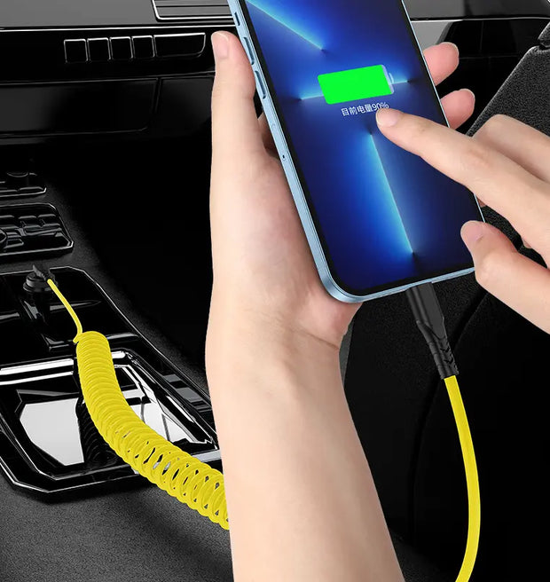 2-in-1 elbow telescopic fast charging cable suitable for Tesla and more - Memoriex 