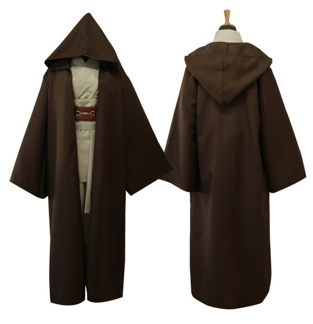 Star Wars Jedi Knight Cosplay Costume Mace Windu Obi Wan Kenobi Anakin Skywalker Cloak Ahsoka Tano Halloween Adult Men-8