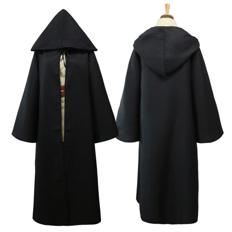 Star Wars Jedi Knight Cosplay Costume Mace Windu Obi Wan Kenobi Anakin Skywalker Cloak Ahsoka Tano Halloween Adult Men-2