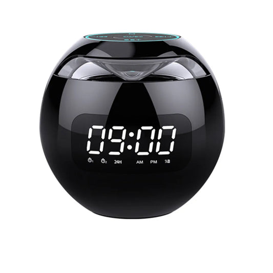 Vibe Geeks Wireless USB Rechargeable Spherical Speaker and Digital Clock-0