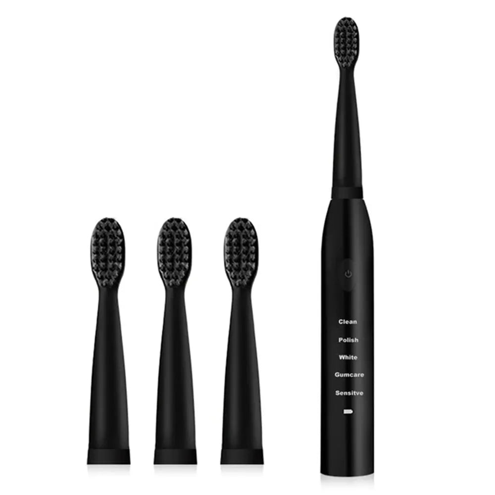 Vibe Geeks Ultrasonic Rechargeable Electronic Washable Toothbrush- USB Charging-6