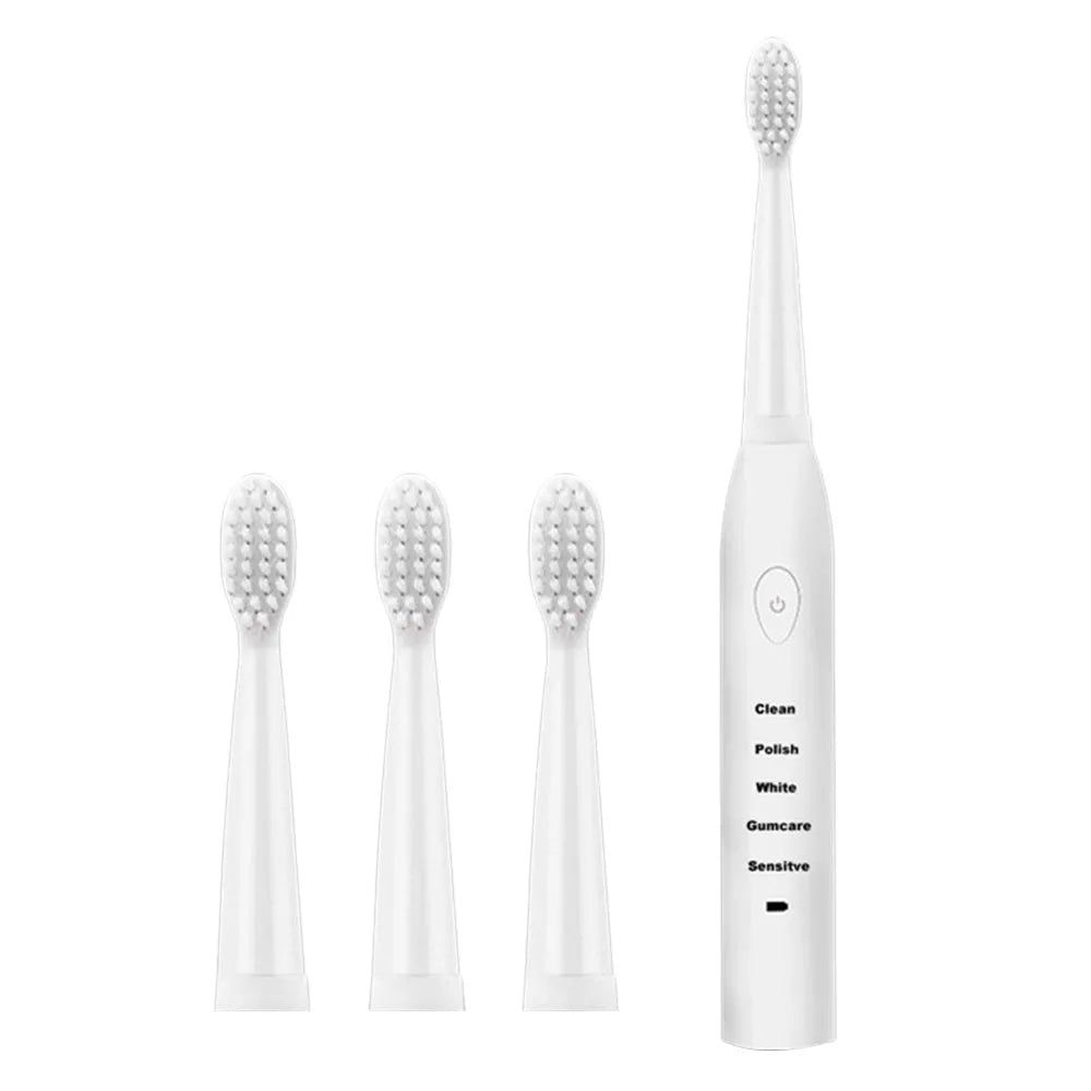 Vibe Geeks Ultrasonic Rechargeable Electronic Washable Toothbrush- USB Charging-5