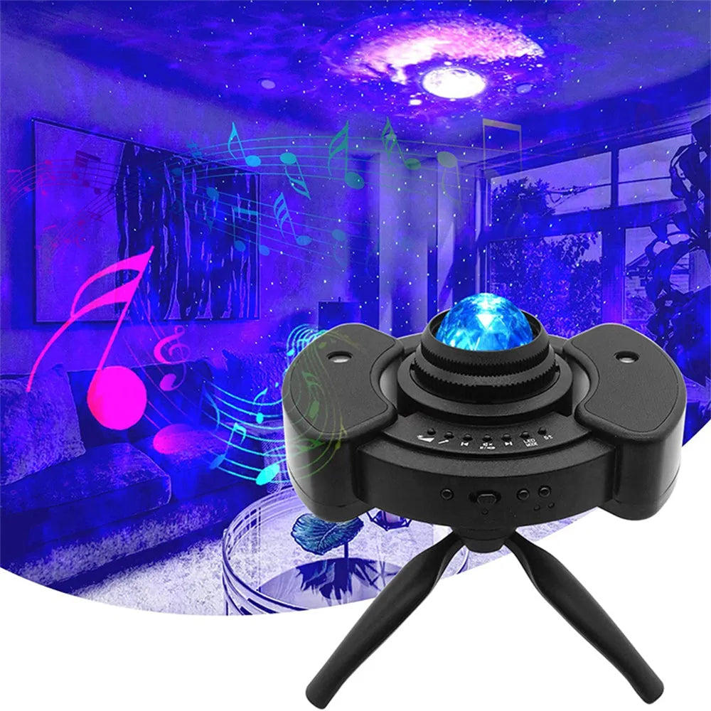 Vibe Geeks Galaxy Star Light Projector and Bluetooth Speaker- USB Powered-3