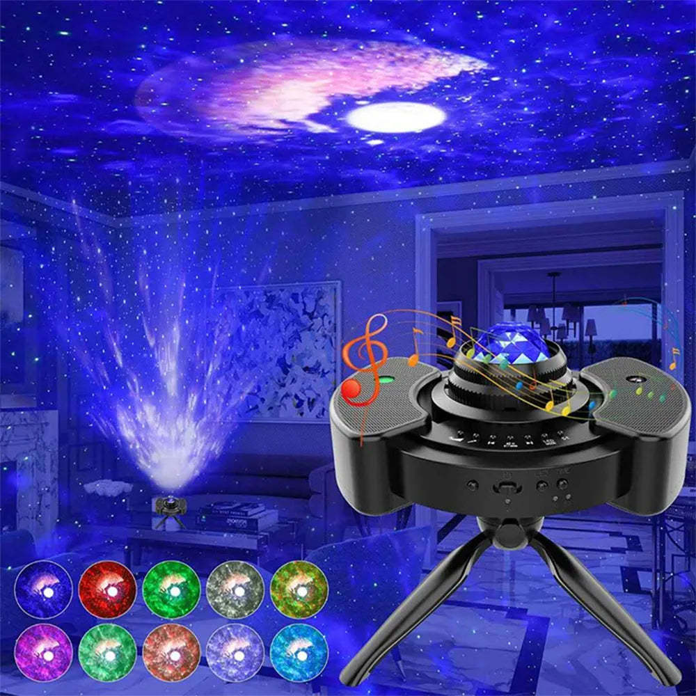 Vibe Geeks Galaxy Star Light Projector and Bluetooth Speaker- USB Powered-4