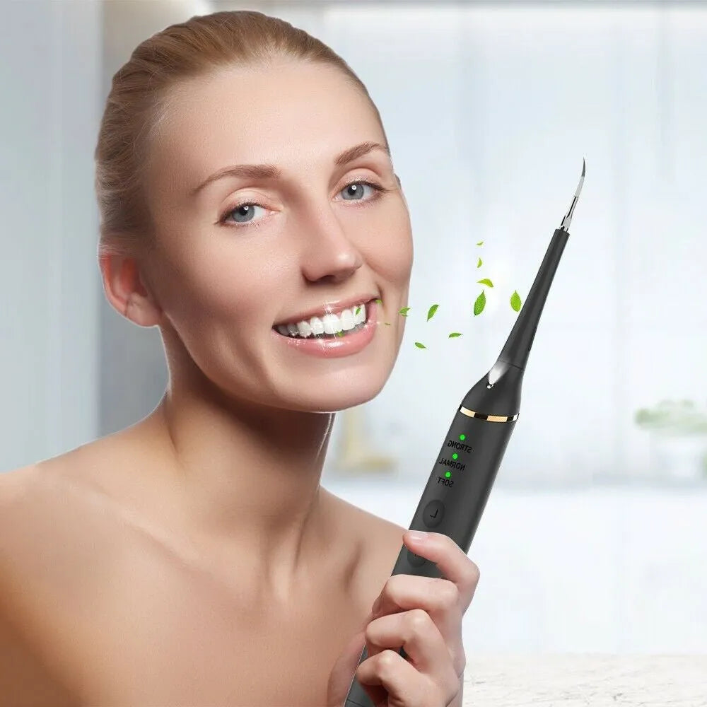 Vibe Geeks Professional Electric Teeth Cleaner Water Flosser- USB Charging-1