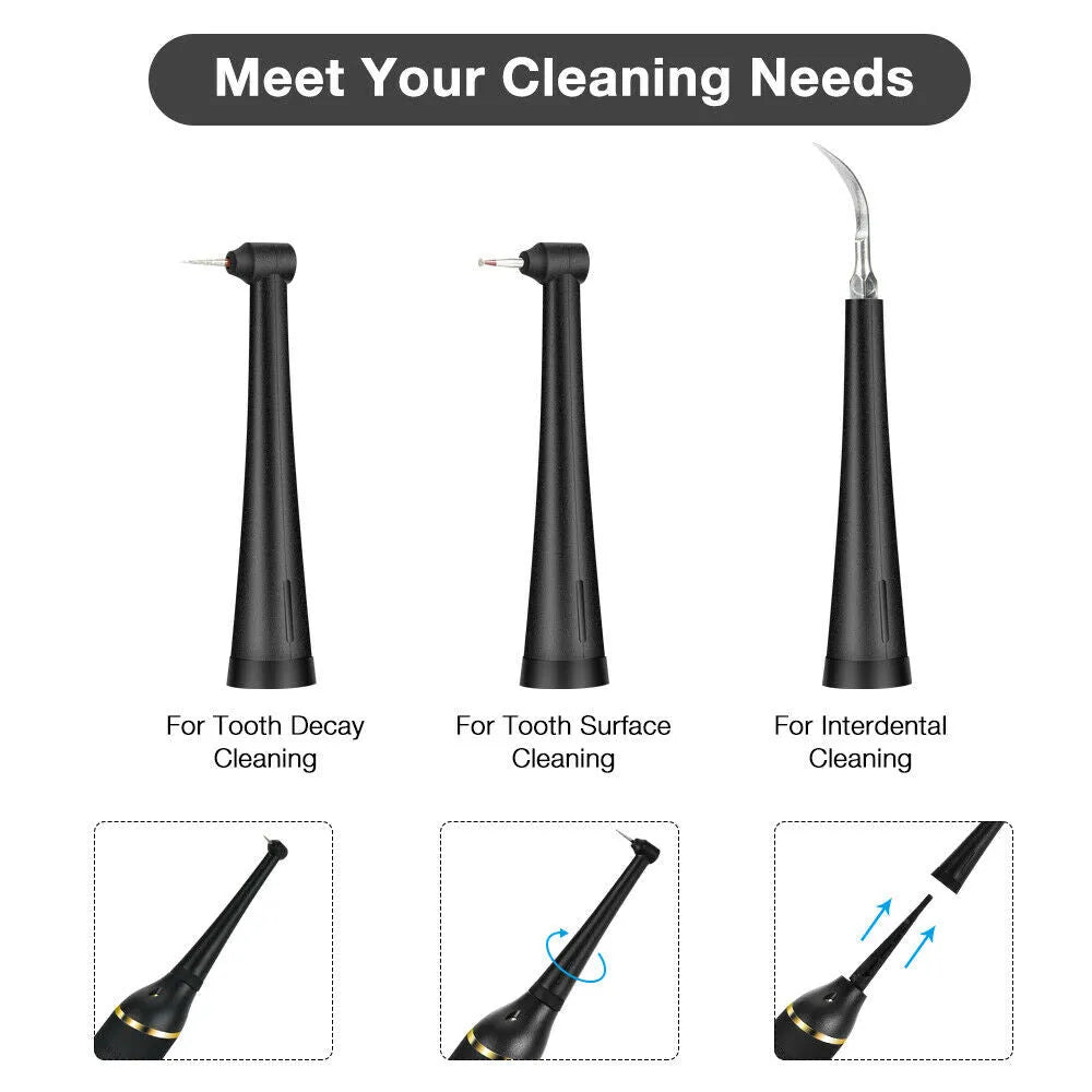 Vibe Geeks Professional Electric Teeth Cleaner Water Flosser- USB Charging-3