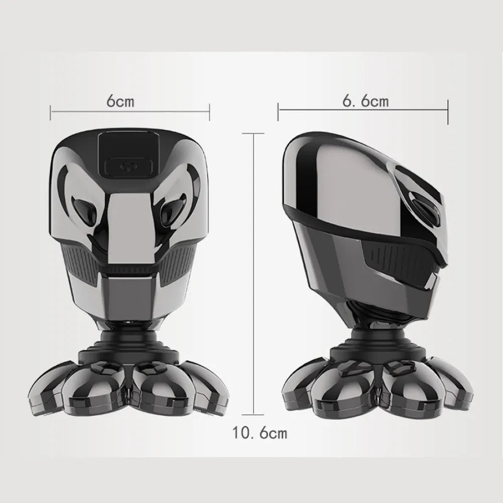 USB Rechargeable 7 Head Electric Shaver with LED Display-12