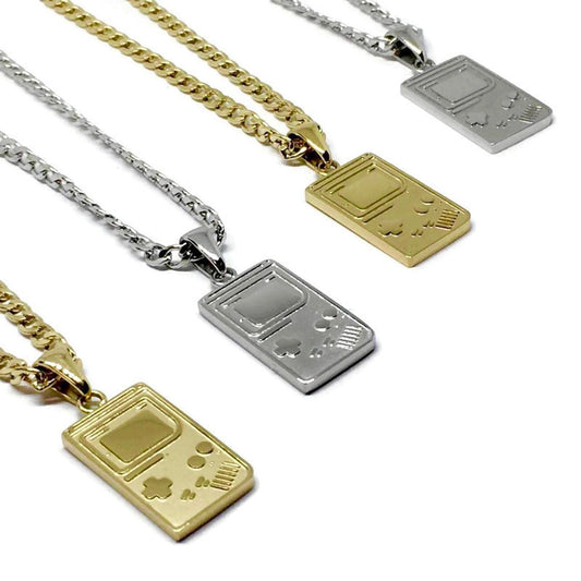 Gameboy Colour Steel Necklace-0