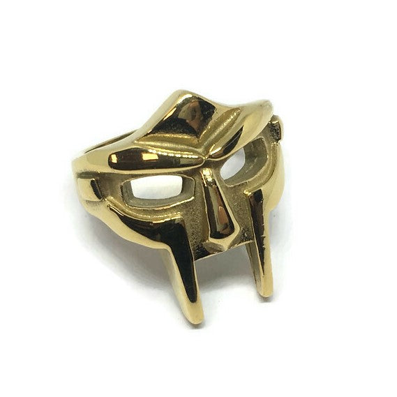 MF DOOM Steel Mask Ring-3