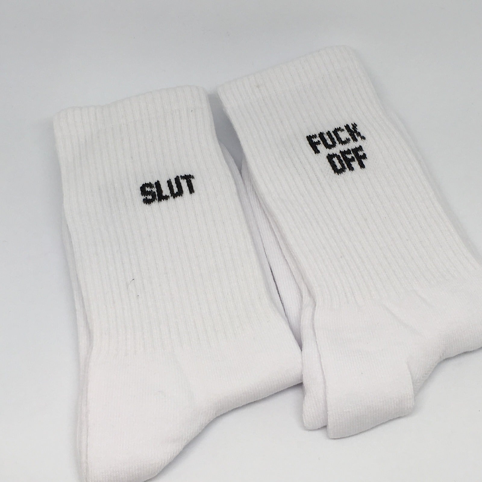 Swear Word Cotton Socks-2