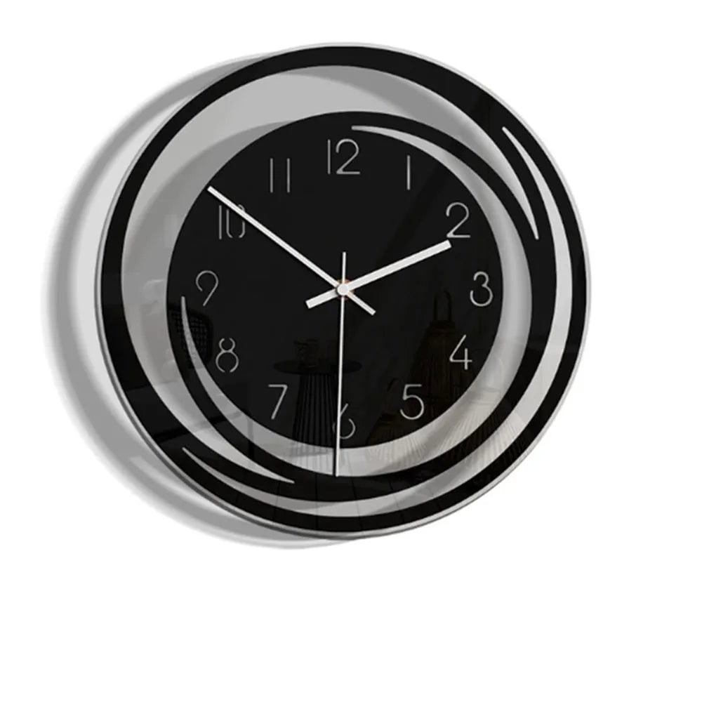 Vibe Geeks Minimalist Creative Acrylic Wall Clock-Battery Operated-1