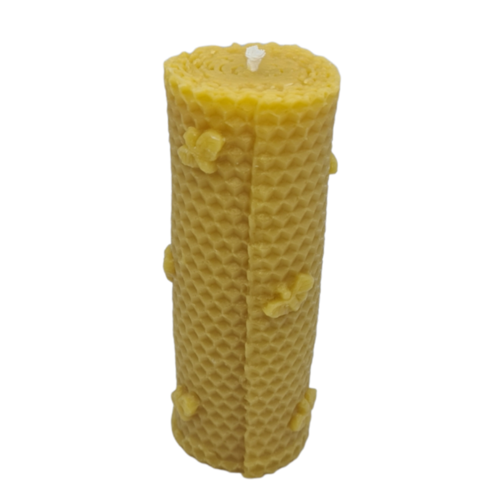 Large Rolled Comb Design Candle-0