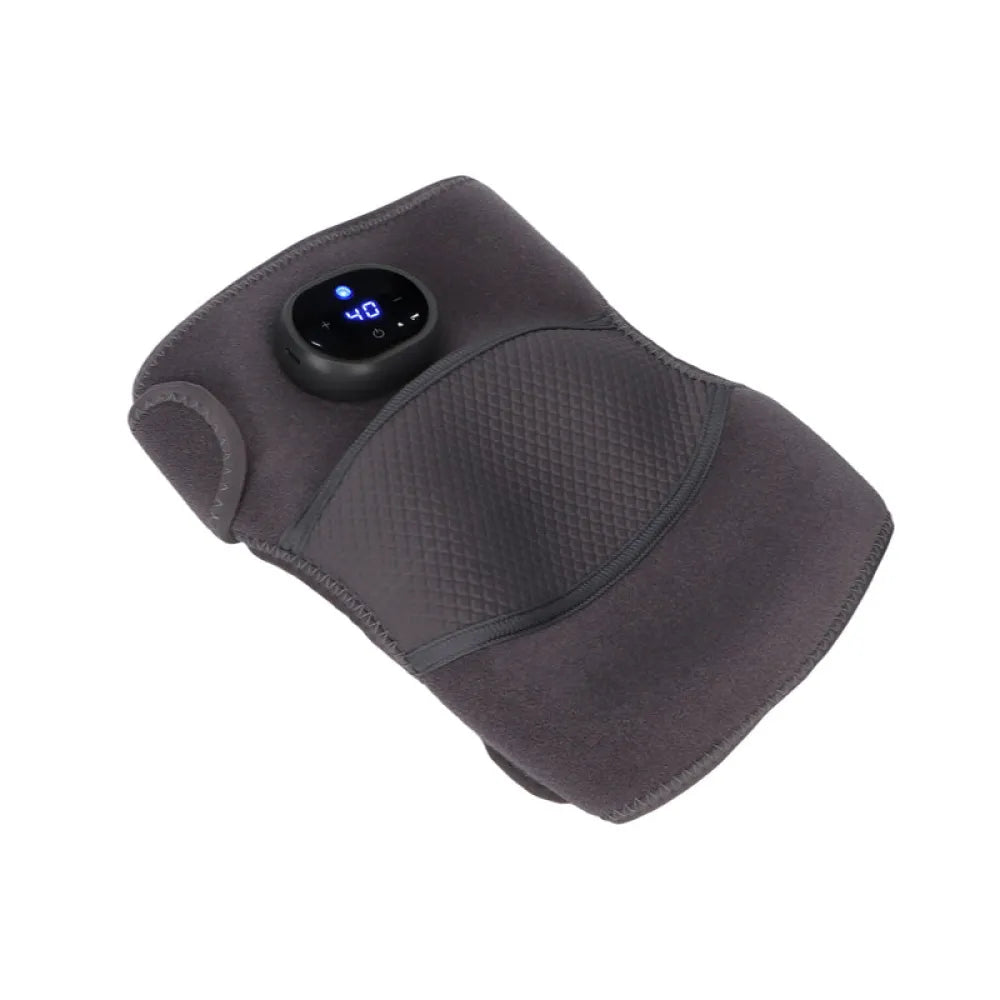 Heated Knee Brace Wrap with Massager for Pain Relief- Type C Rechargeable-4