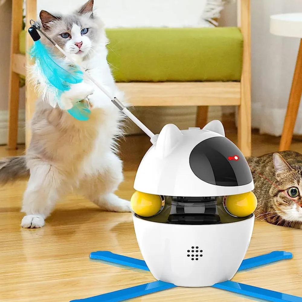 Vibe Geeks Interactive Indoor Electric Laser and Chasing Cat Toy –USB Charging-3