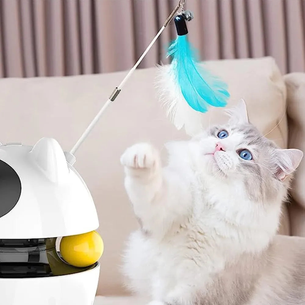 Vibe Geeks Interactive Indoor Electric Laser and Chasing Cat Toy –USB Charging-4