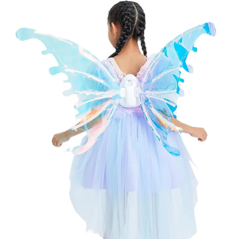 Vibe Geeks Children’s DIY Lighting Fairy Wings Dress Up Costume- Battery Operated-3