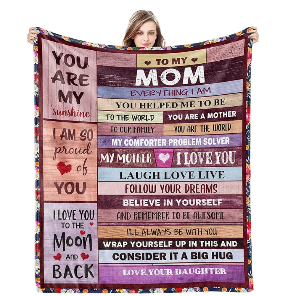 Vibe Geeks Cozy Soft Blanket Heart Warming Special Occasion Gift for Women-1