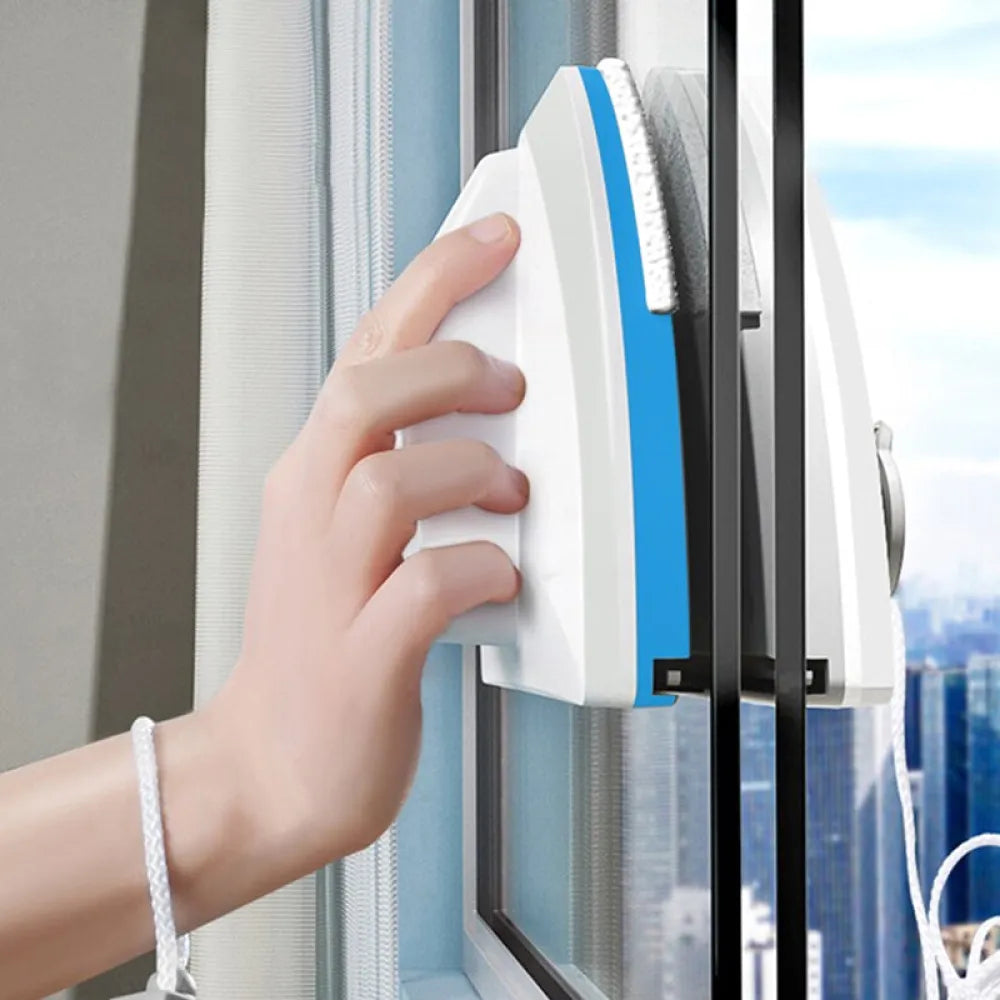 Double Layered Water Injection Magnetic Glass Window Cleaner-8