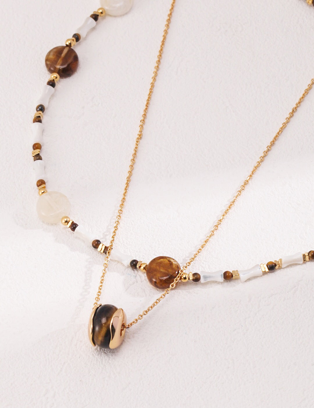 Tiger Eye Stone Necklace-3