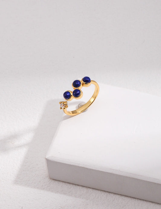 Natural Lapis Lazuli Ring-0