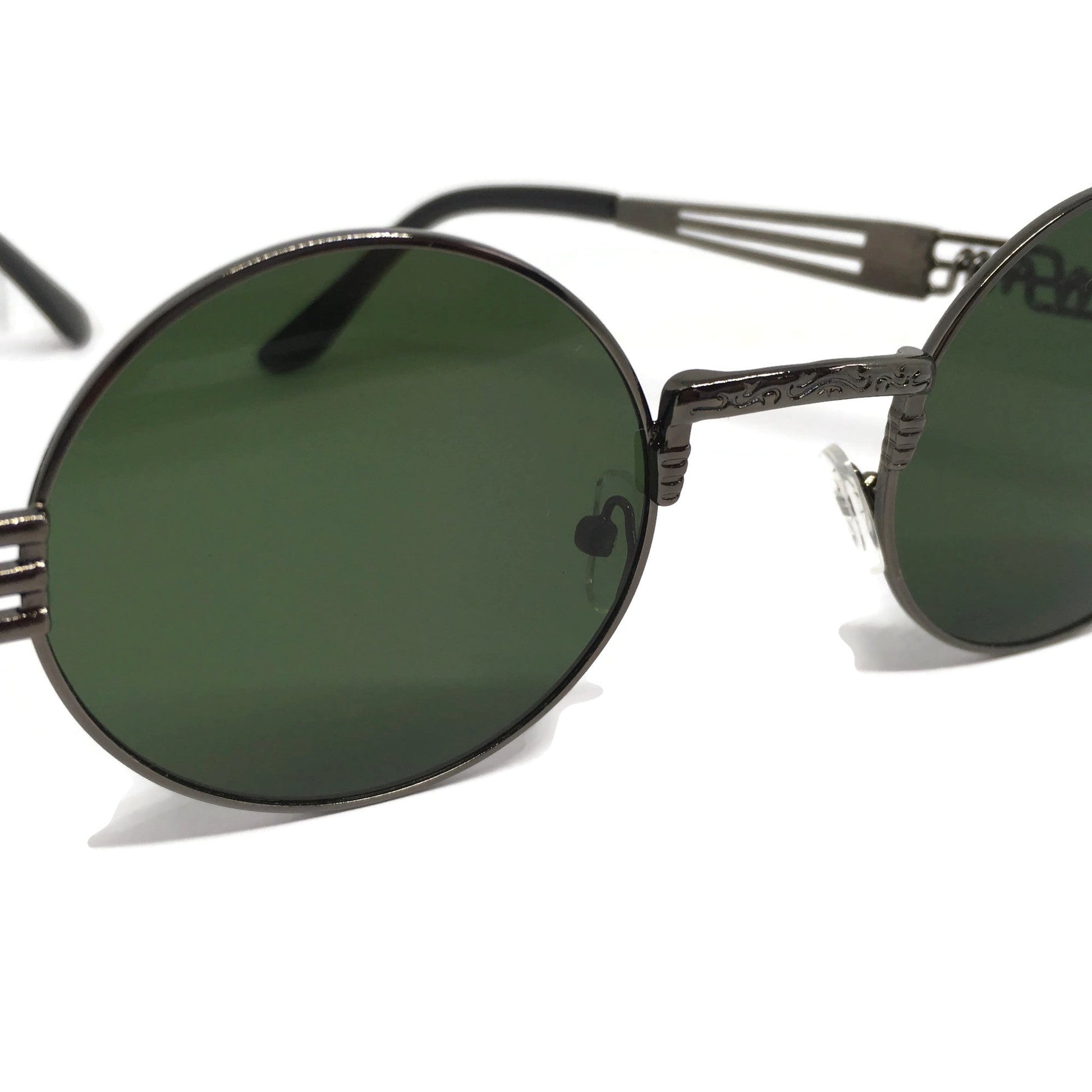 Green & Chrome Sunglasses-3