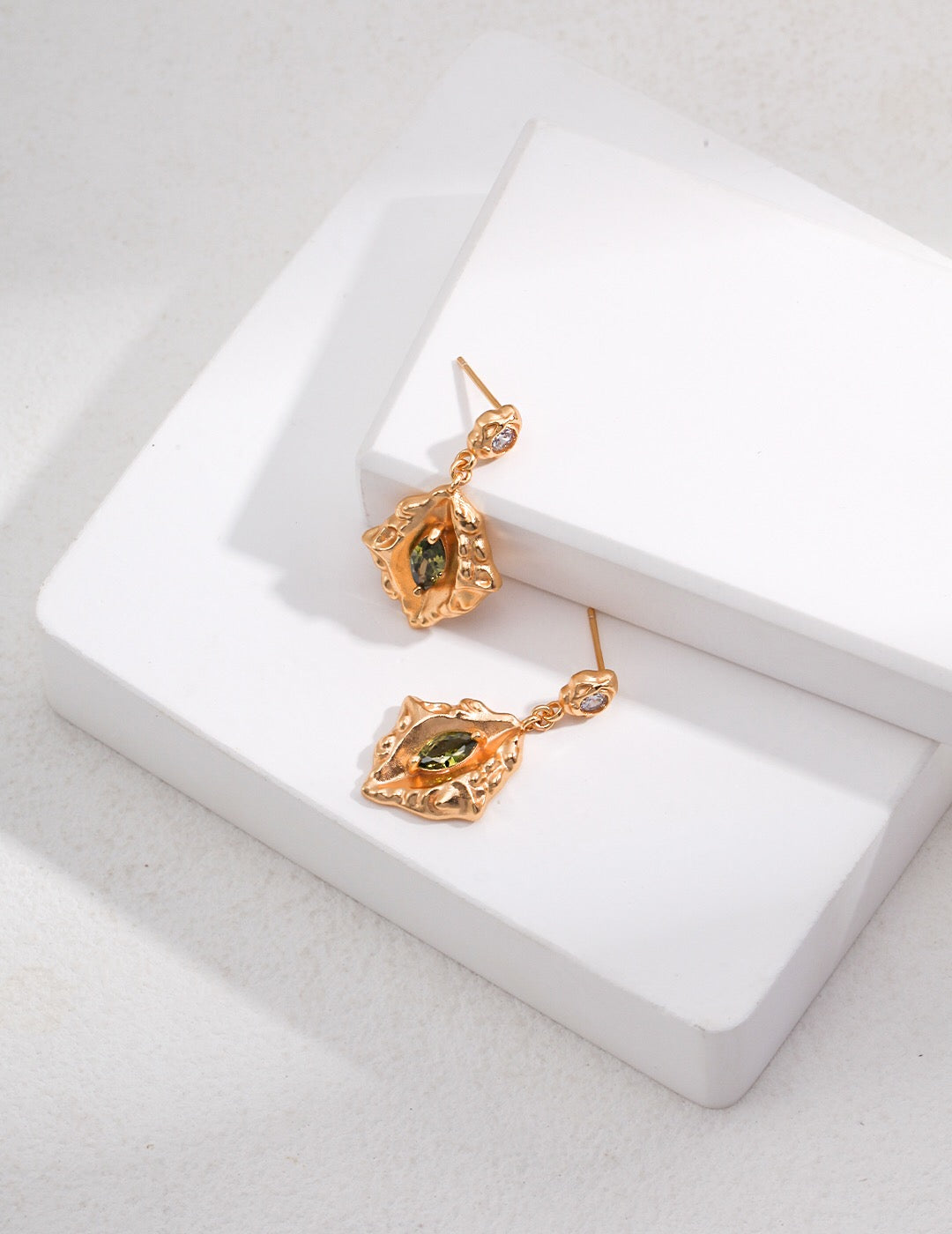 Vintage Style Zircon Earrings-3