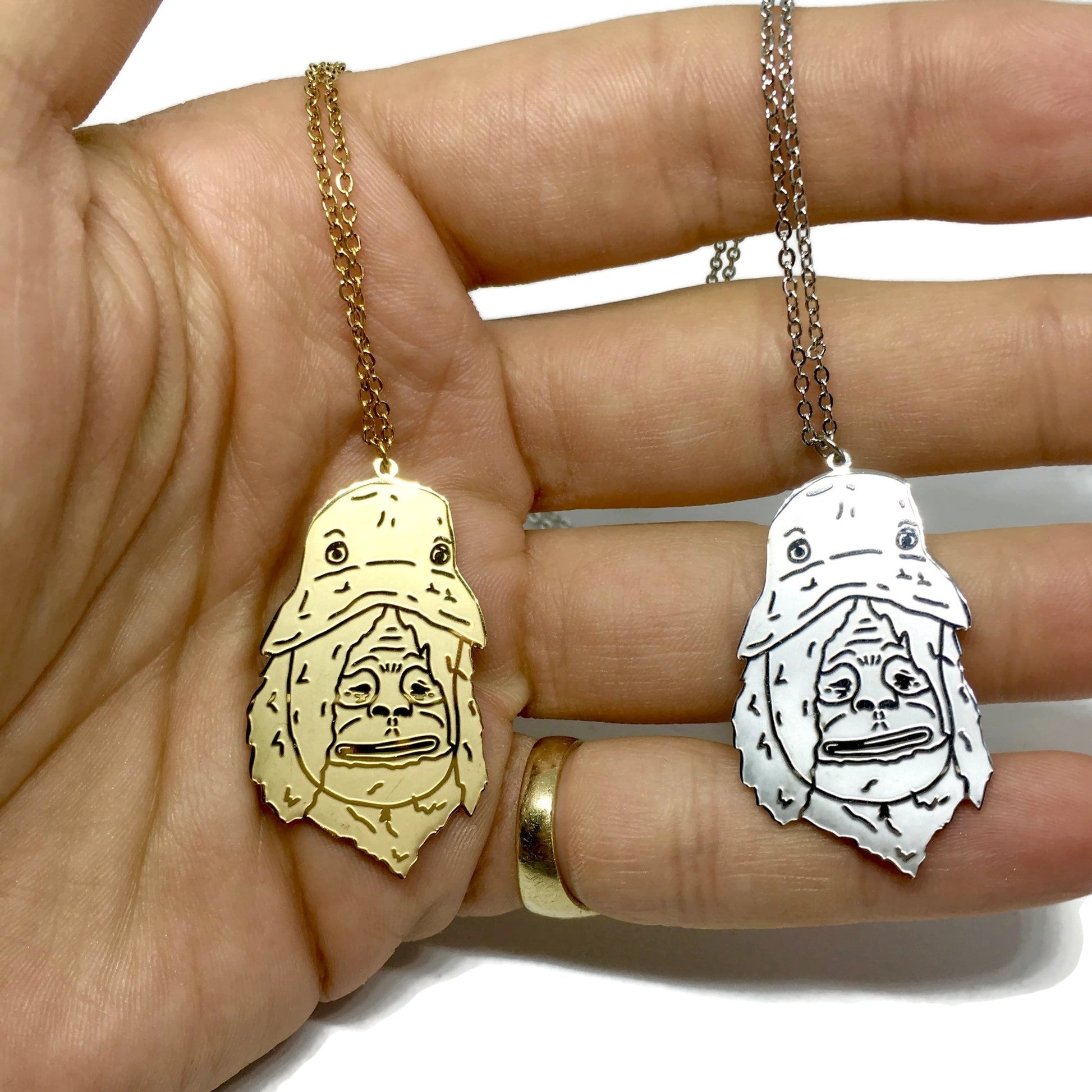 Sassy The Sasquatch Necklace-4