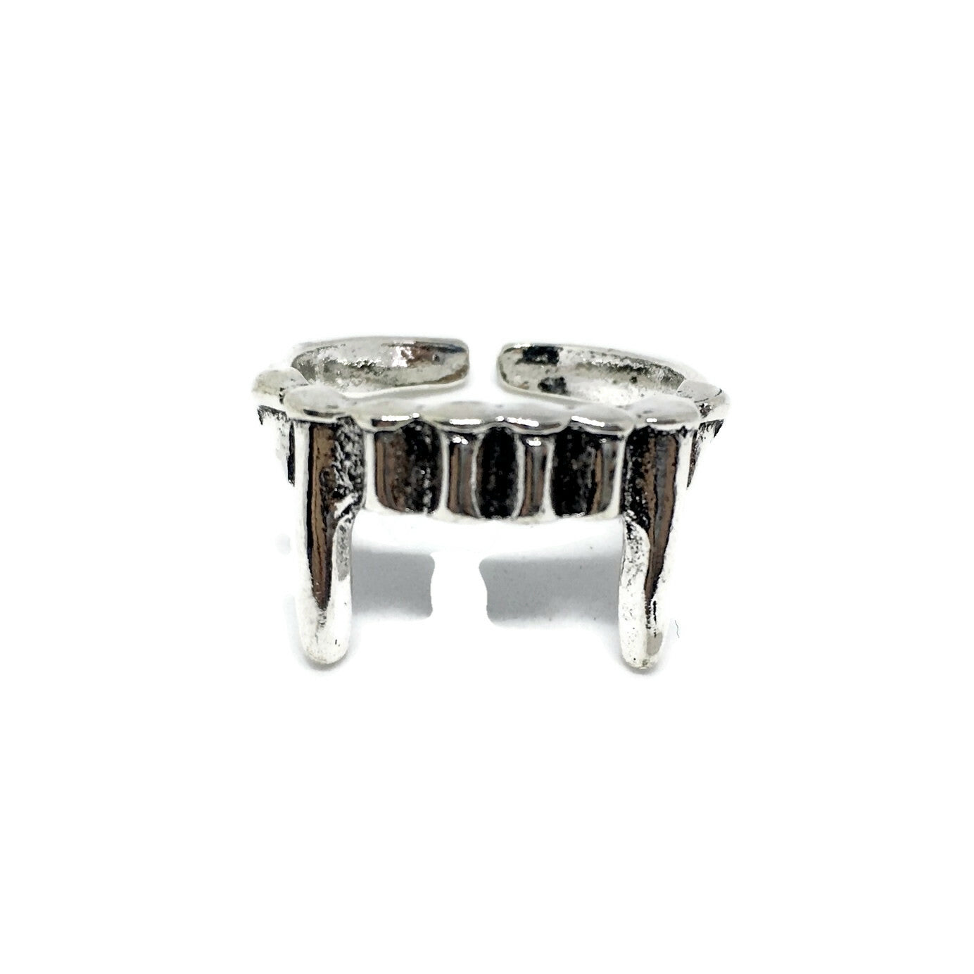 Vampire Fangs Adjustable Band Ring-2