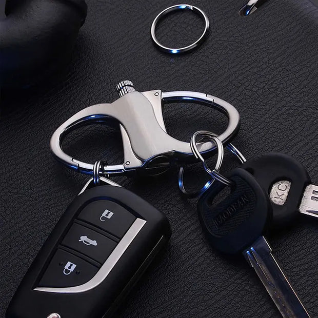 2025 Metal Keychain Lighter, ignite, waterproof, black - Memoriex