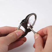 2025 Metal Keychain Lighter, ignite, waterproof, black - Memoriex