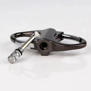 2025 Metal Keychain Lighter, ignite, waterproof, black - Memoriex