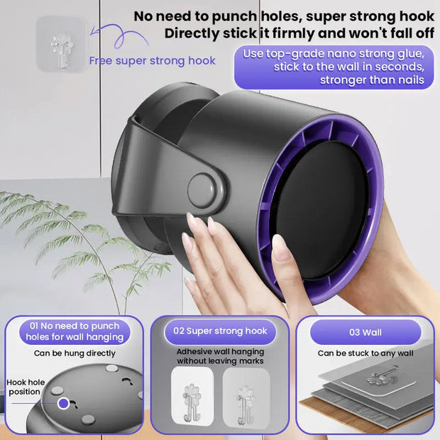 2025 New 100-Speed High - Speed Circulating Fan for Home. 6 - Inch Charging Digital Display, Turbo Desktop Electric Fan - Memoriex 