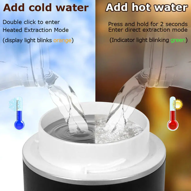 2025 Upgraded 3-in-1 Cordless Coffee Maker - 20Bar Portable for Car/Camping/Home, Capsule/Powder, USB Fast Heat - Memoriex 