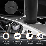 2025 Upgraded 3-in-1 Cordless Coffee Maker - 20Bar Portable for Car/Camping/Home, Capsule/Powder, USB Fast Heat - Memoriex 