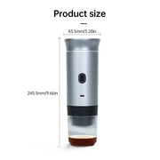2025 Upgraded 3-in-1 Cordless Coffee Maker - 20Bar Portable for Car/Camping/Home, Capsule/Powder, USB Fast Heat - Memoriex 