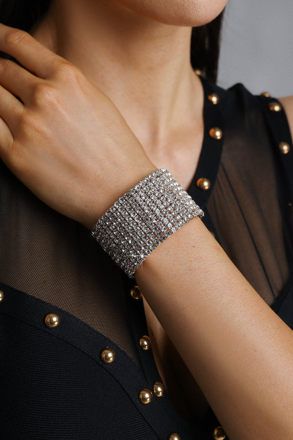 Glenora Full Diamond Wide Band Bangle-0
