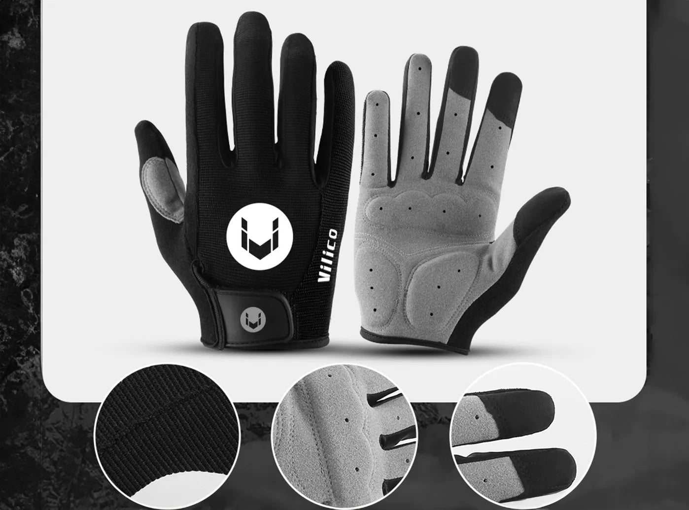 FitVille UV Protection Cycling Gloves-4