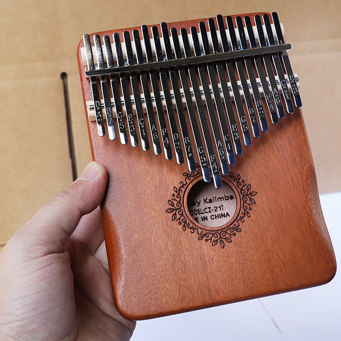 Thumb Piano Kalimba 21-Note Five-Finger Piano Girls Beginner Musical Instruments Kalimba Finger m Piano Authentic - Memoriex 