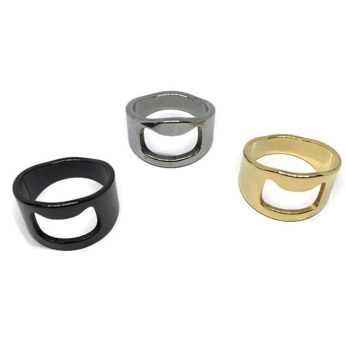 Bottle Opener Stainless Steel Ring-1