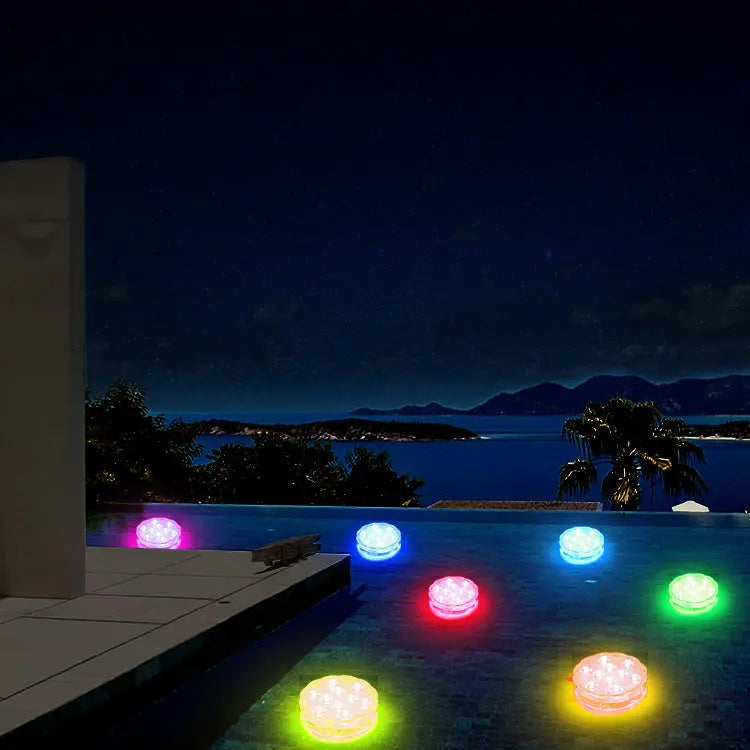 24 Key IR Remote Control Submersible Pool Lights-3