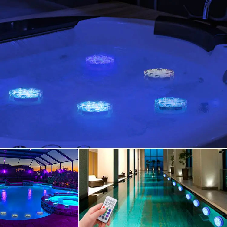 24 Key IR Remote Control Submersible Pool Lights-4