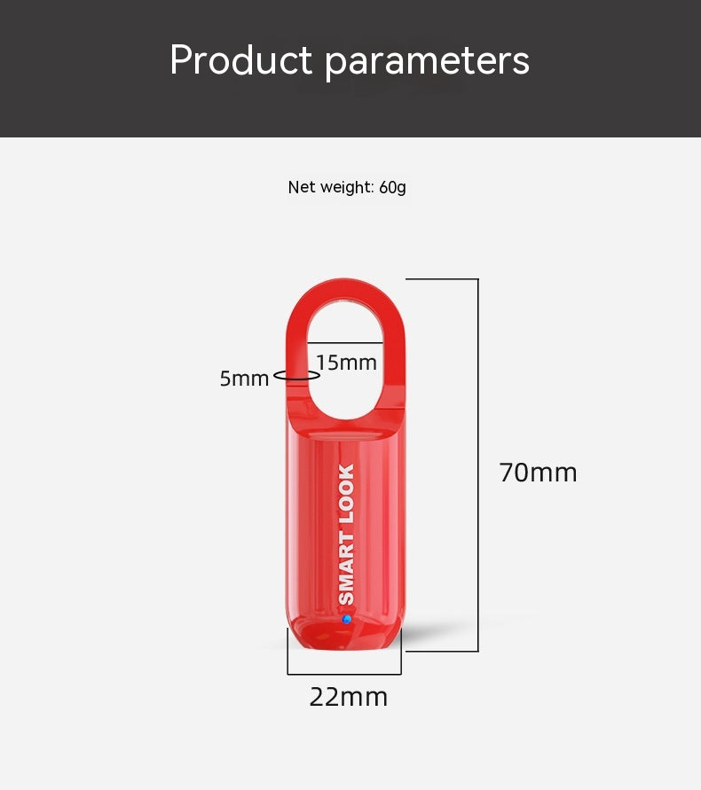 Bag Fingerprint Lock - Secure Travel Companion - Memoriex