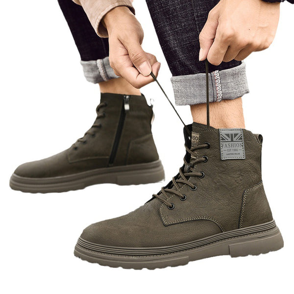 Men's Boots | Genuine Leather | British Casual Business Shoes - Memoriex