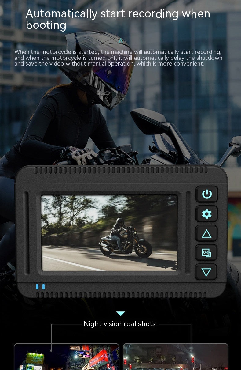 Motorcycle Action Camera with GPS Tracking - Memoriex