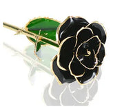 24K Gold Plated Rose Romantic Eternal Rose Eternal Flower with Stand Best Gift for Valentine's Day Mother's Day Wedding - Memoriex 