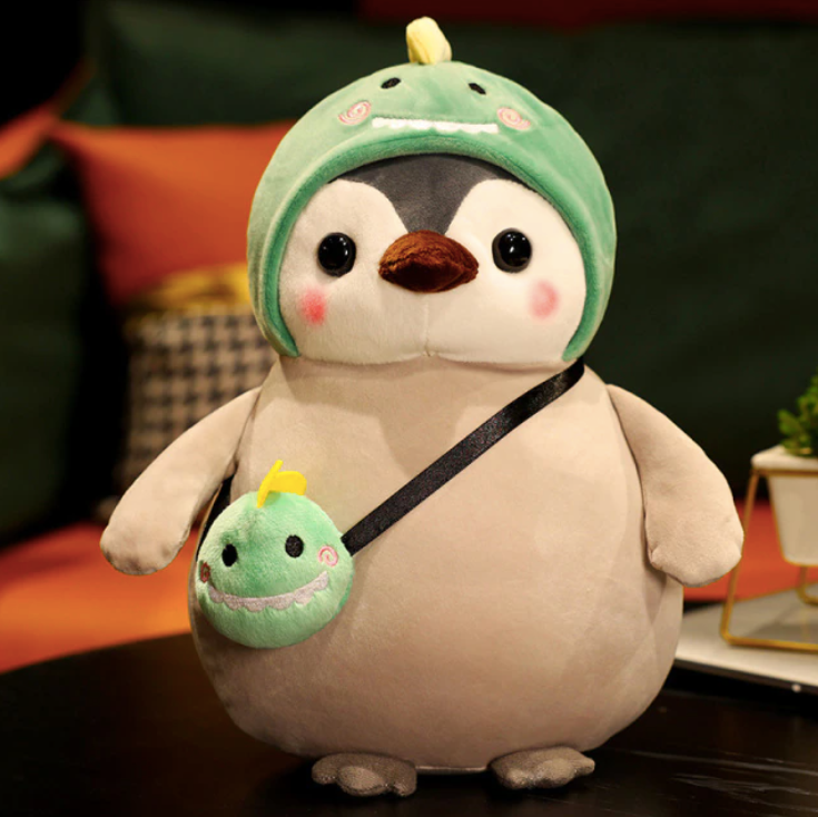 Cute Dress Up Penguin Plush Toy-3