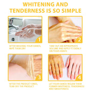 24k Gold Hand Mask, Moisturizing And Exfoliating Delicate Hands Care Honey Hand Mask - Memoriex 