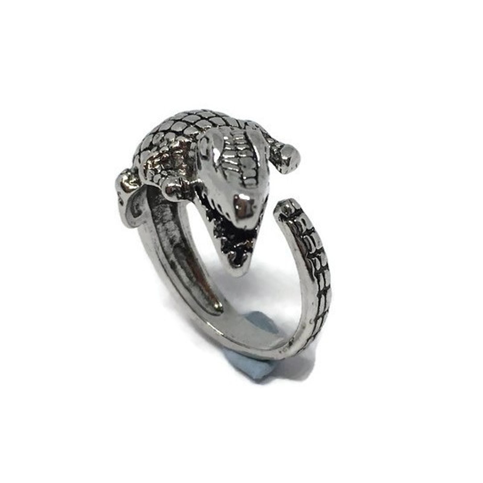 Crocodile Adjustable Band Ring-2