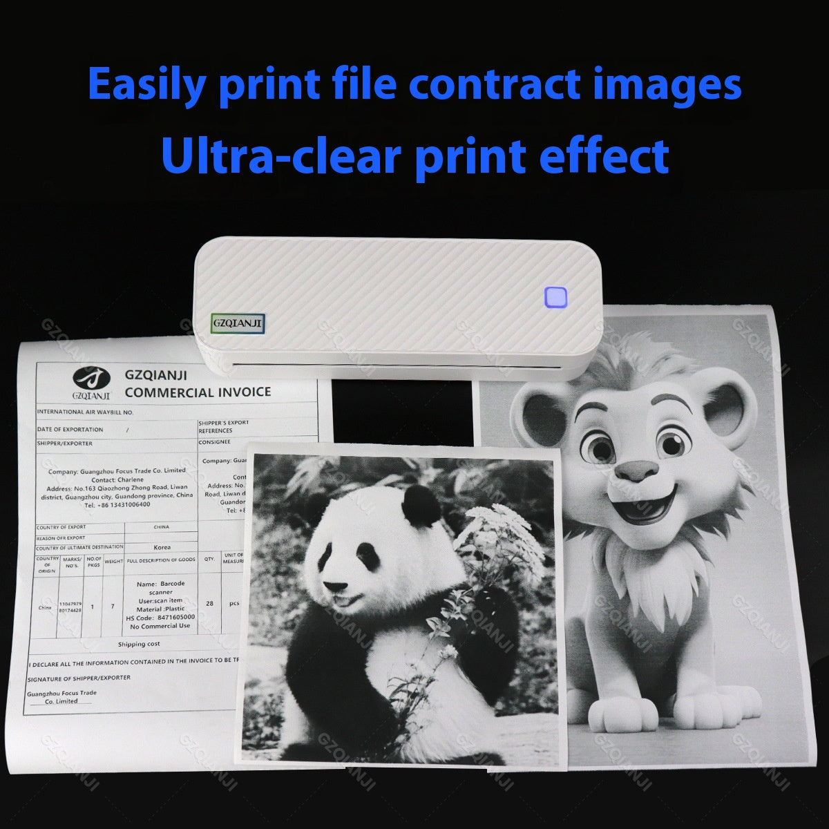 Wireless Thermal Printer for Home or Office - Memoriex